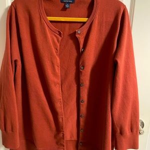 Lands End cardigan 2X
